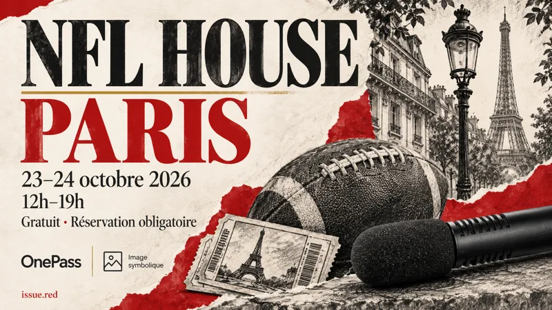 Collage symbolique de microphone d’archives et de dessins de ballon de football américain et de billet