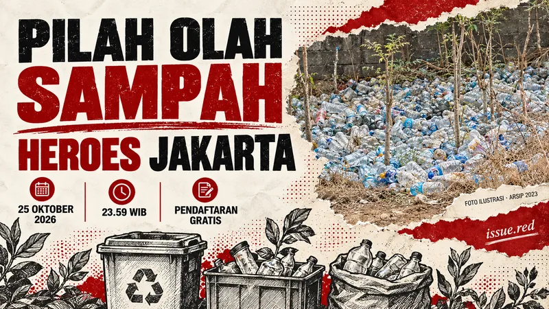 Pilah Olah Sampah Heroes Jakarta:25 Oktober,23.59 WIB,gratis;foto ilustrasi arsip2023.
