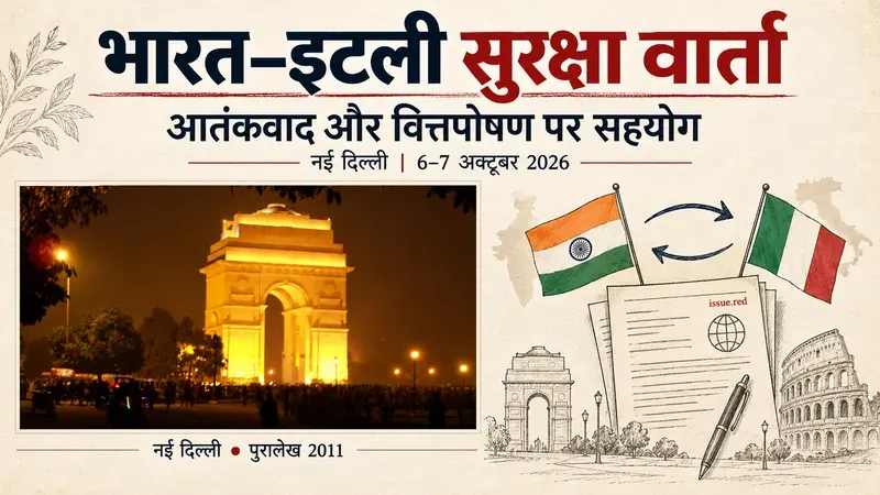 क्रीम कागज का कोलाज: नई दिल्ली में इंडिया गेट की 2011 की पुरालेख फोटो, भारत और इटली के झंडों तथा सूचना साझा करने के चित्र