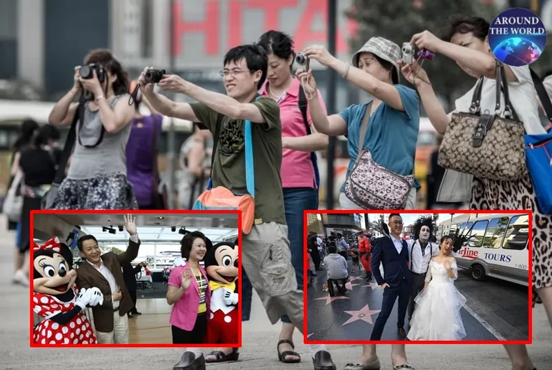 ภาพประกอบนักท่องเที่ยวใช้กล้องถ่ายภาพ