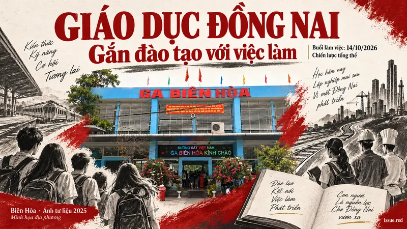 Ảnh ghép về kế hoạch giáo dục Đồng Nai với ảnh tư liệu địa phương năm 2025