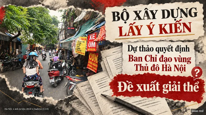 Ảnh ghép về hồ sơ dự thảo quy hoạch vùng Thủ đô với ảnh tư liệu phố Hà Nội năm 2014