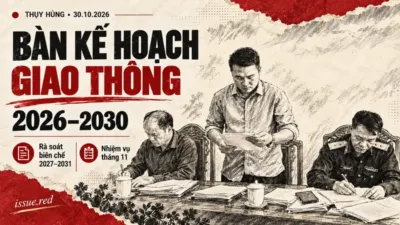 Minh họa từ ảnh hội nghị ở Thụy Hùng ngày 30/10, thảo luận an toàn giao thông 2026–2030 và biên chế 2027–2031